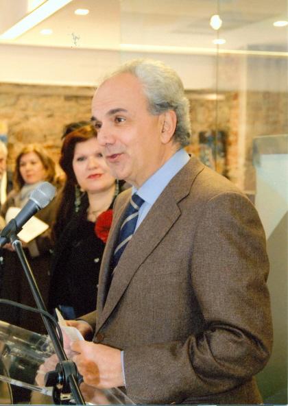 Τελετή εγκαινίων έκθεσης ζωγραφικής κ.Μπιτσάνη-Πέτρου, 08.02.2012