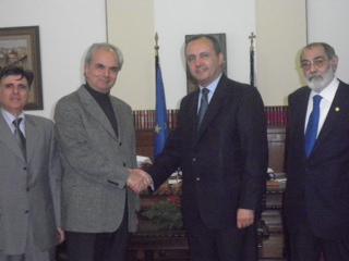 13 Δεκεμβρίου 2012: Επίσκεψη του Δ.Σ. της Φ.Α.Α.Θ. με τον Υπουργό Μακεδονίας Θράκης